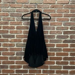 Free People Velvet Halter Top